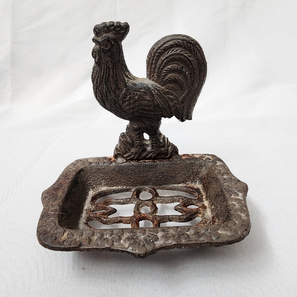 Rustic cast Iron soap dish - Picture 6 of 7